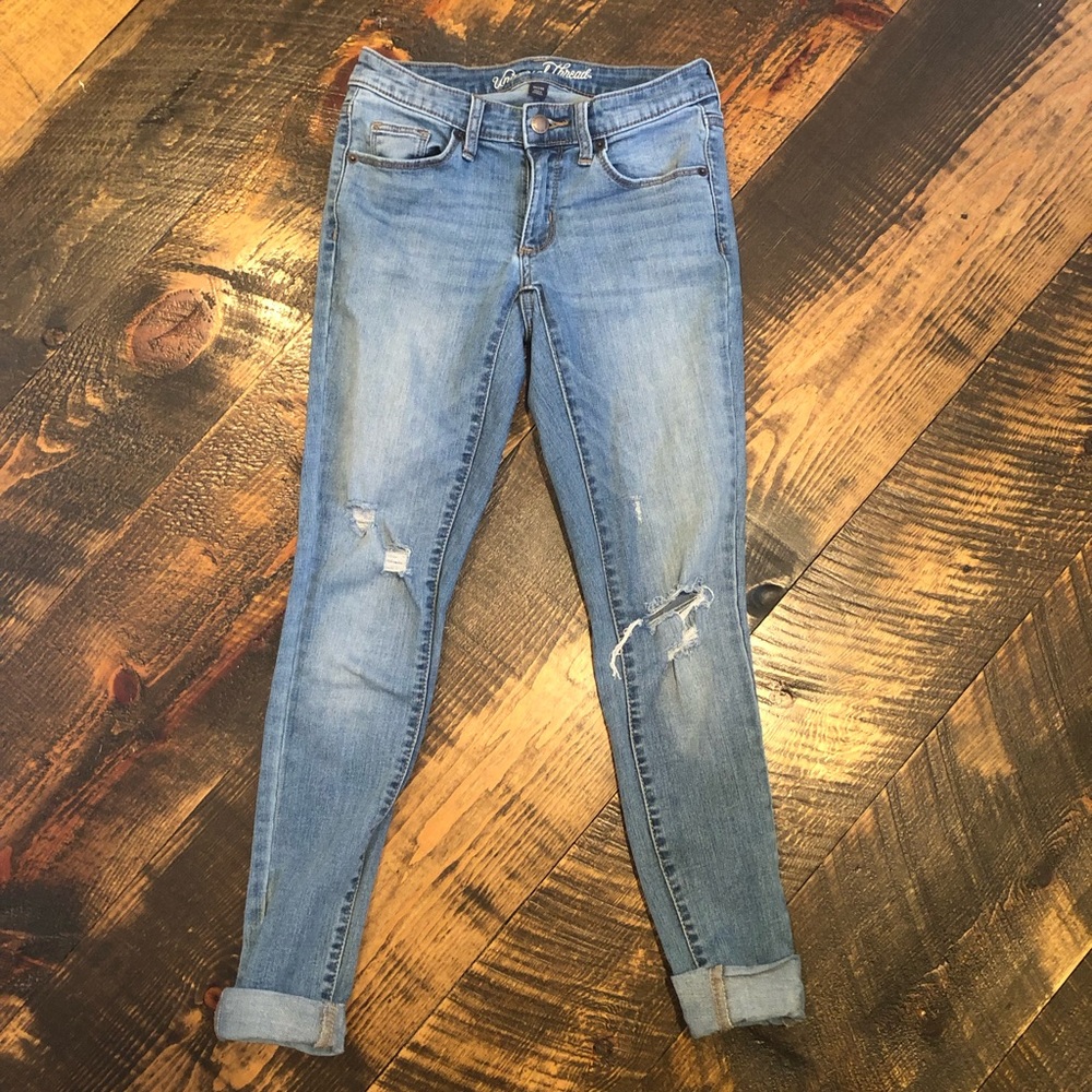 Universal Thread Cuffed Skinny Jeans